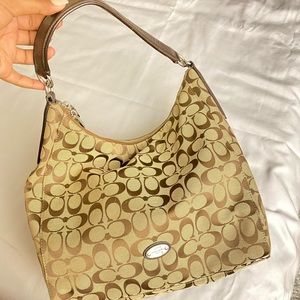 Coach Logo Hobo Bag
